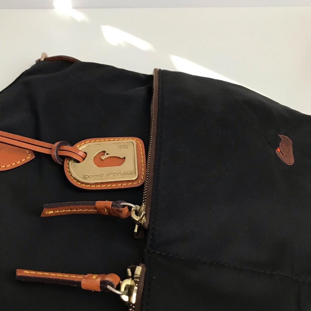 Dooney & Bourke Black and Tan Women Bag - Picture 13 of 16